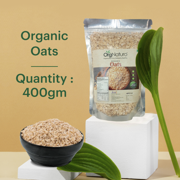 ORGANIC OATS -400GM